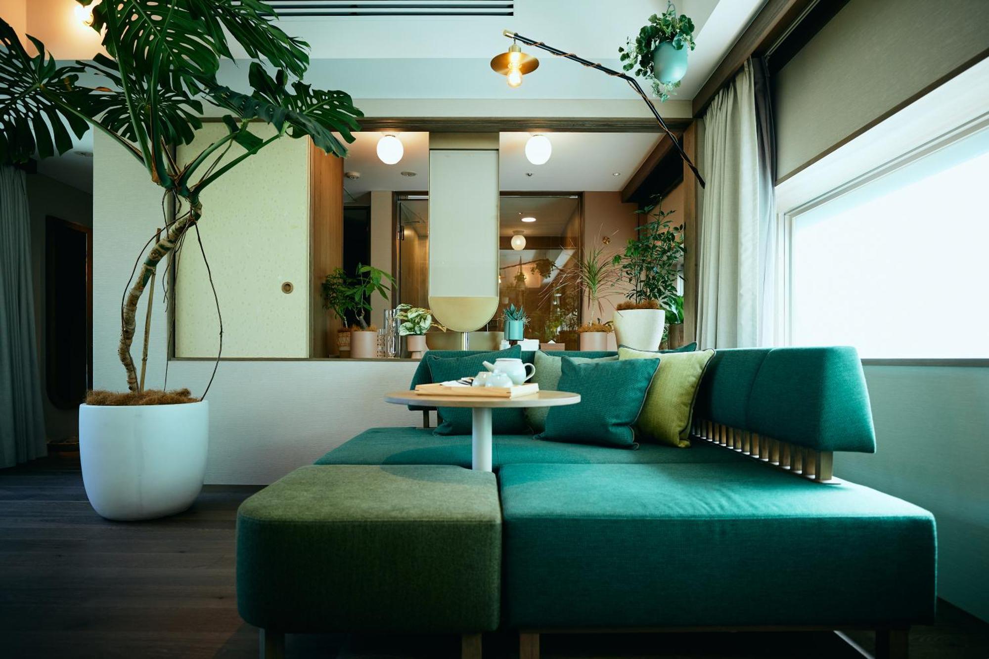 Good Nature Hotel Kyoto Exterior foto The interior of the lounge